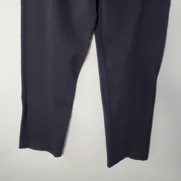 JARBO black Side Split Crop Black Pants Size 40 / LARGE Excellent condition - Picture 5 of 7